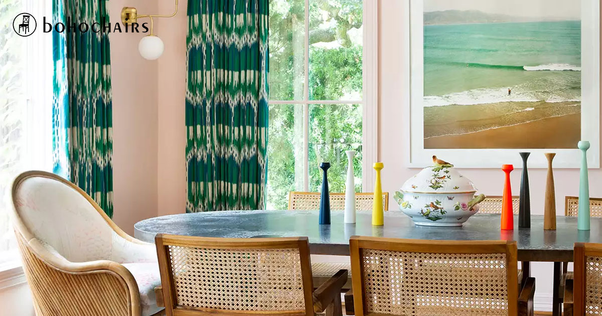 How to Decorate a Dining Room with Boho Chairs