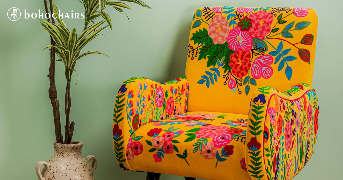 How to Decorate your Home with the Upholstered Boho Accent Chair