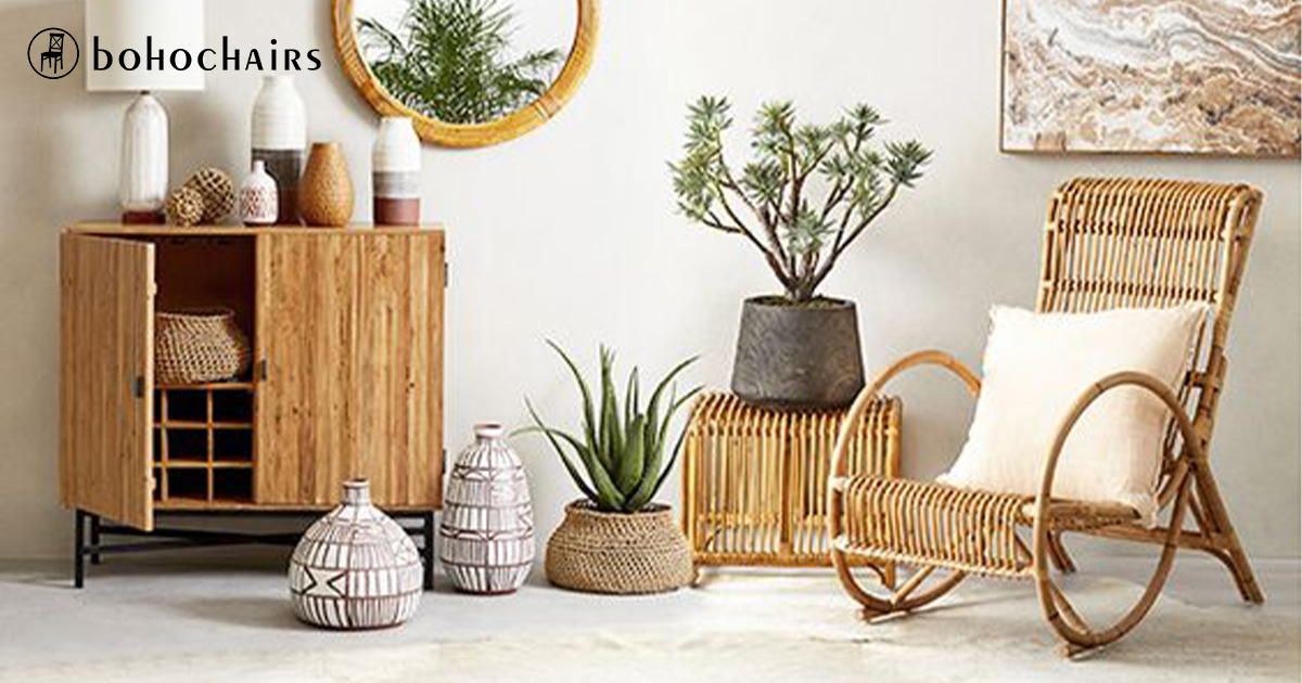 How to Decorate a Boho Wicker Chairs