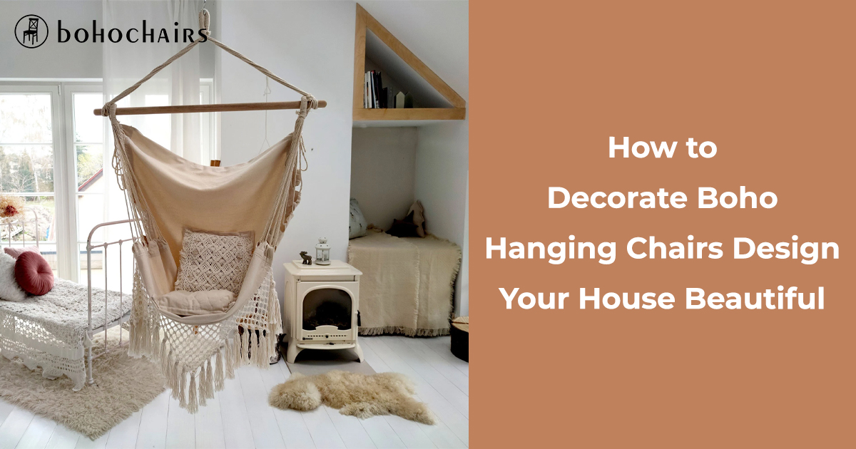 How to Decorate Boho Hanging Chairs