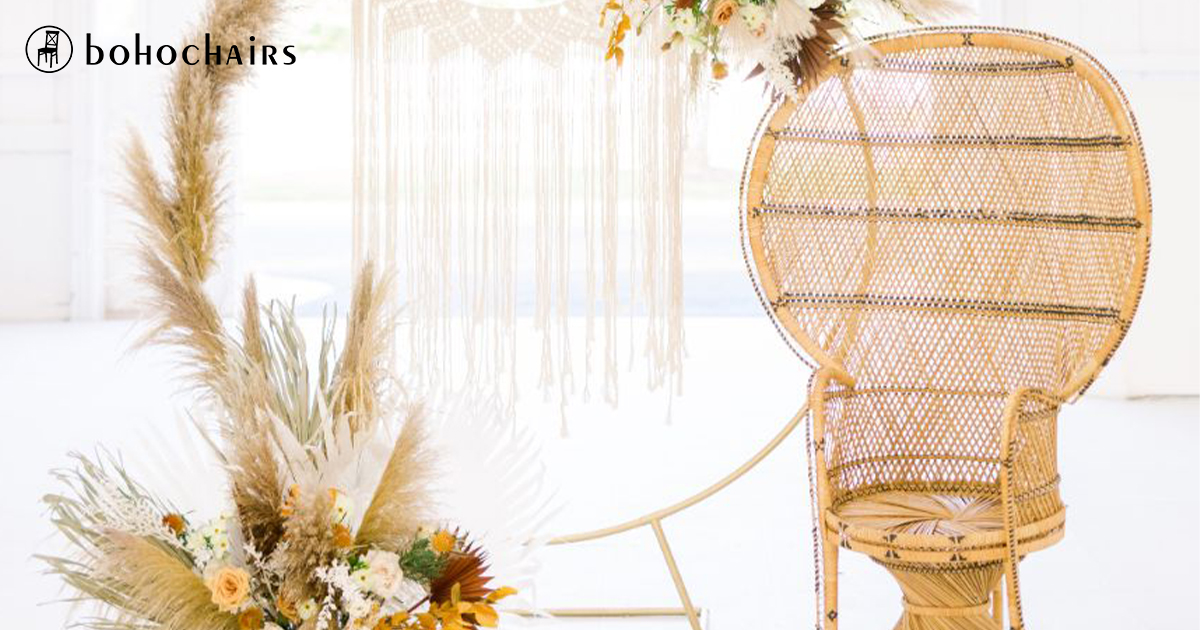 How to Decorate Boho Peacock Chairs