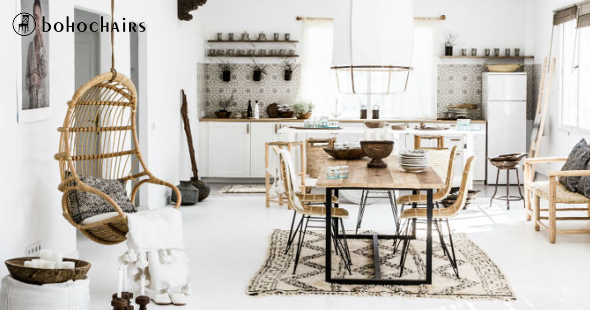 How to Decorate a Kitchen with Boho Chairs