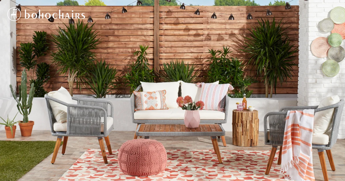 Boho Outdoor Seating: Add a Touch of Whimsy to your Garden