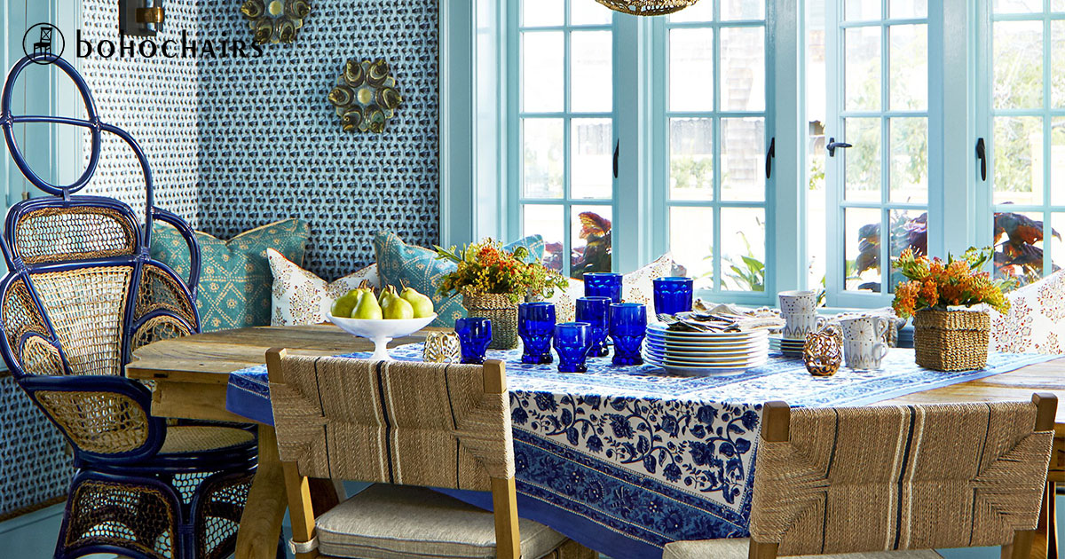 How to Decorate a Dining Room with Boho Chairs