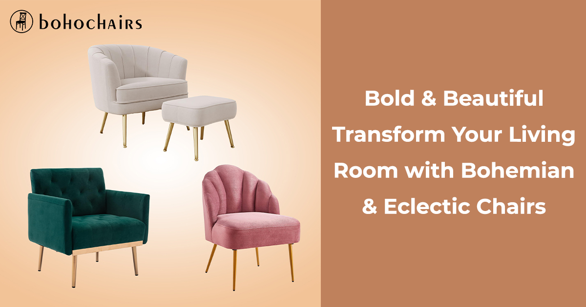 Feature image Beautiful Transform Your Living Room with Bohemian Eclectic Chairs
